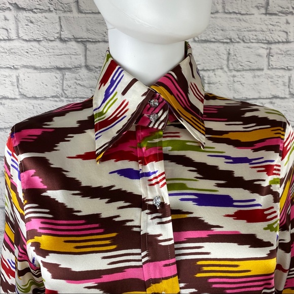 Vintage 90’s Y2K Silk Blouse - Picture 2 of 15